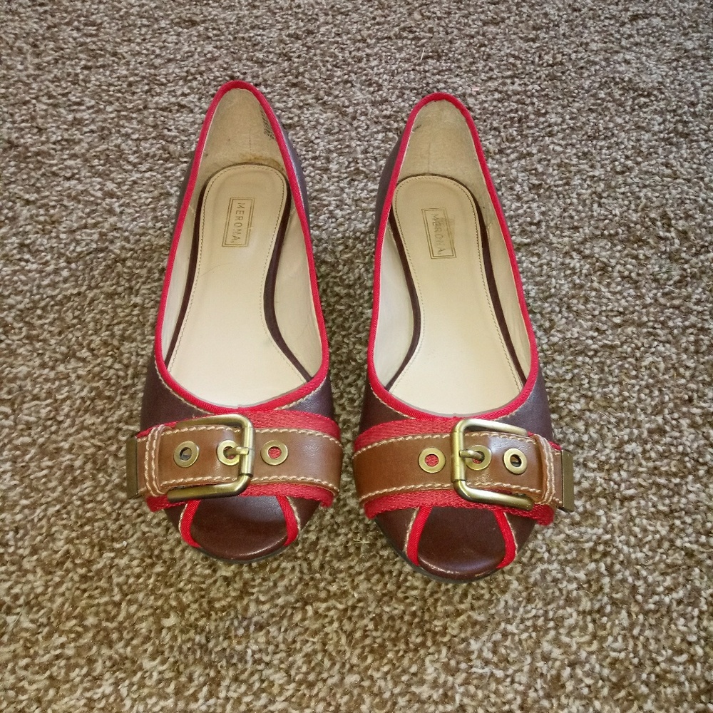 💛Peek Toe Flats